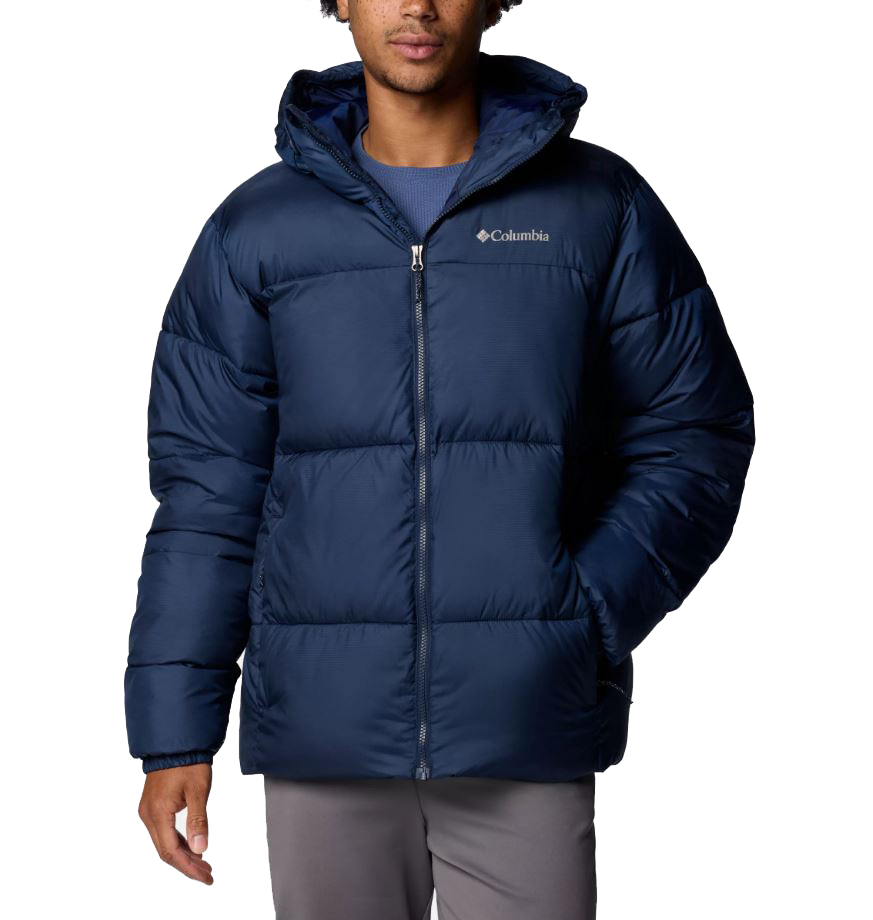 Куртка мужская Columbia Puffect II Hooded тёмно-синий