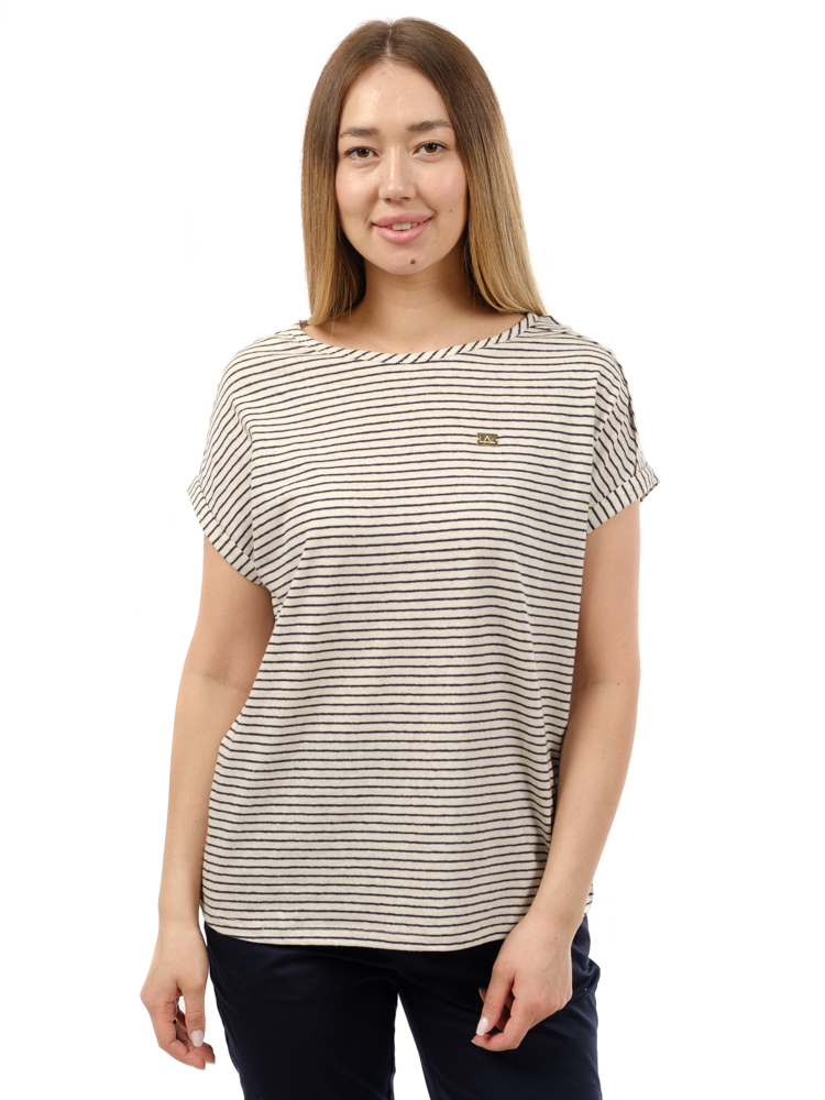 Футболка женская EA7 Emporio Armani 3DTT09 fancy stripe