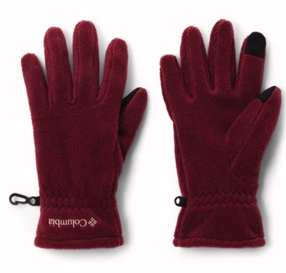Перчатки женские Columbia Benton Springs II Fleece бордовый