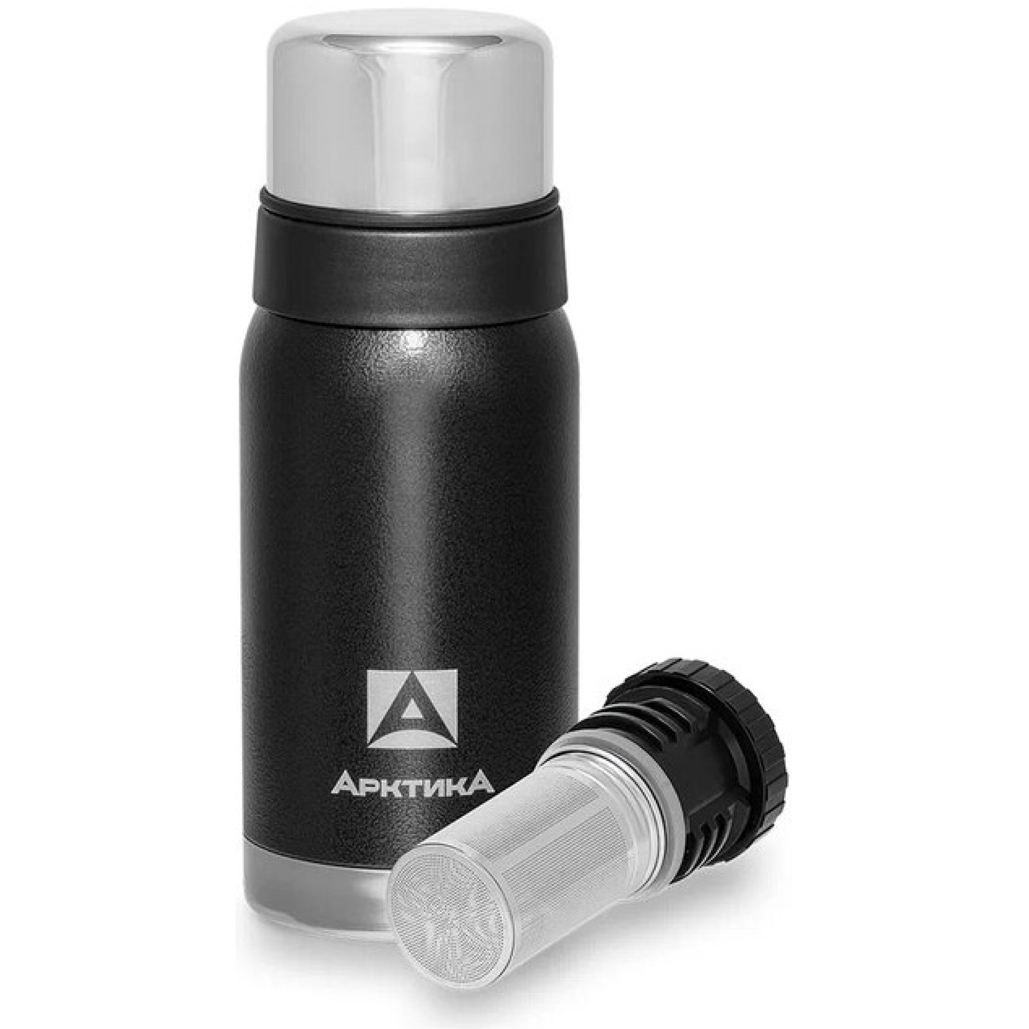 Термос Арктика 106-500C 0,5L с ситечком черный