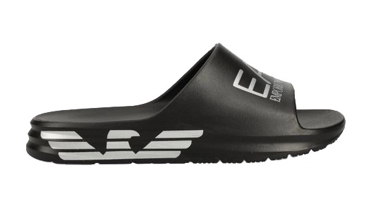 Сланцы мужские EA7 Emporio Armani XBP008 black/silver