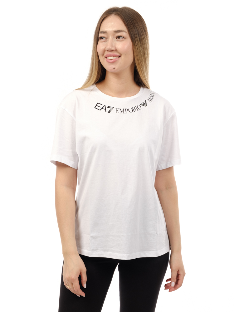 Футболка женская EA7 Emporio Armani 3DTT03 white