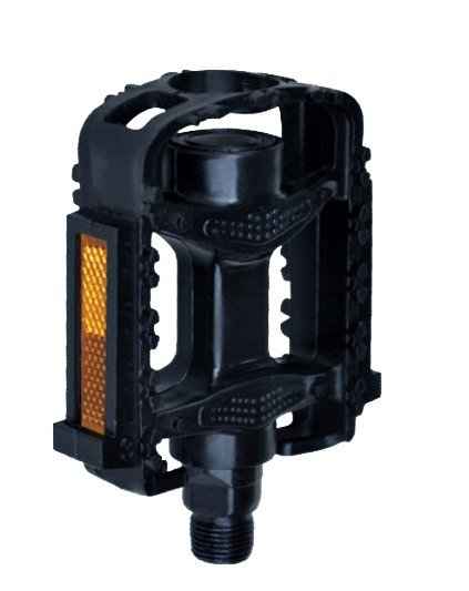 Педали пластик Vinca Sport VP 831 1/2 90*77мм, ось 1/2" черный