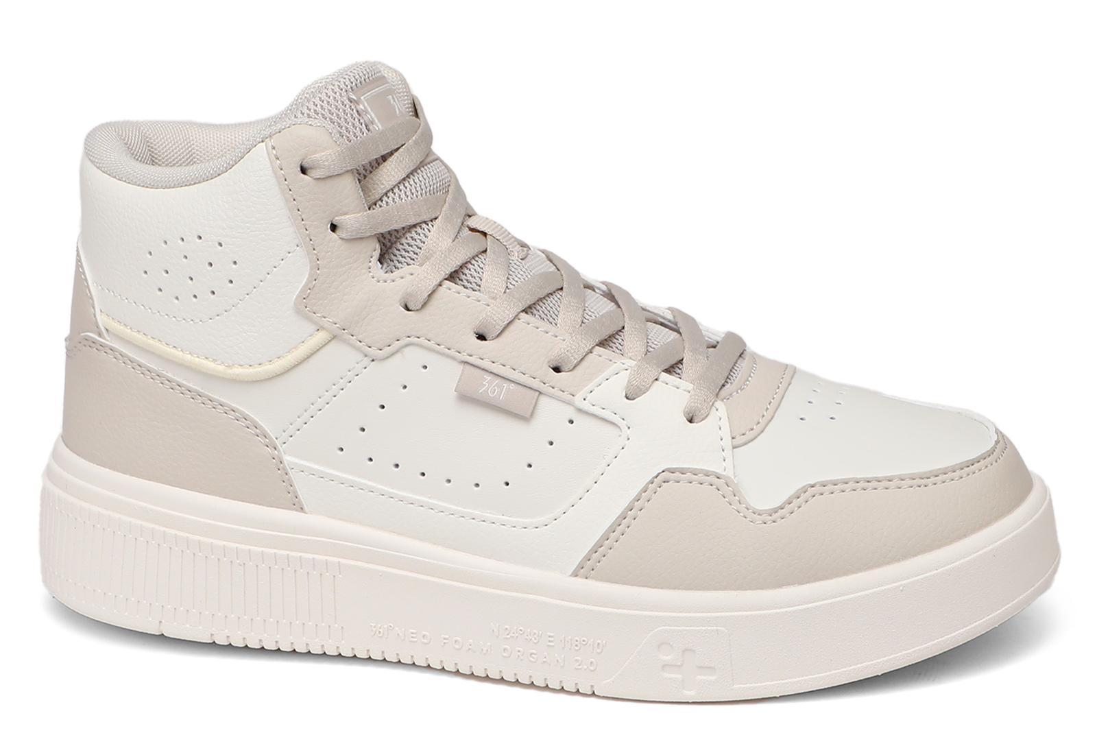 Кеды женские 361º Skateboarding белый/бежевый