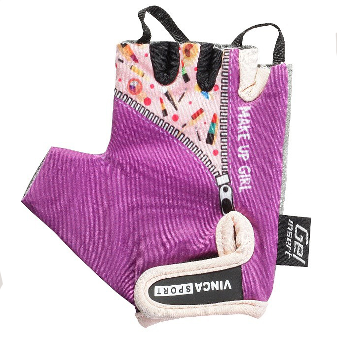 Велоперчатки Vinca Sport Make up girl