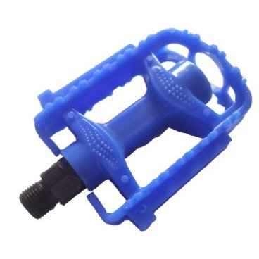 Педали пластик Vinca Sport VP 831 1/2 90*77мм, ось 1/2" синий, (детские)